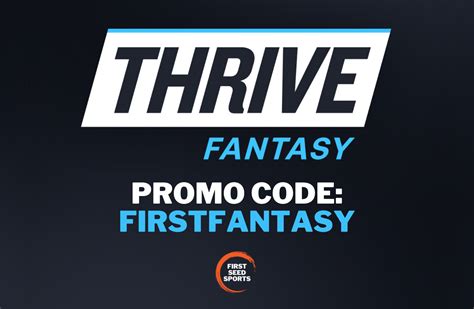 thrive fantasy promo code|thrivefantasy promo code.